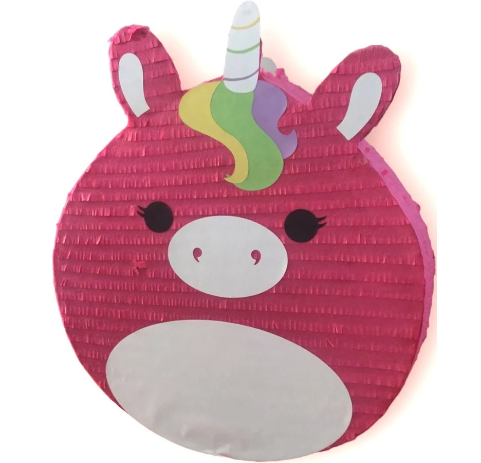 Squishmallows Pink Unicorn 3D Pinata 24" inch Decoration Party Birthday Decor Gift