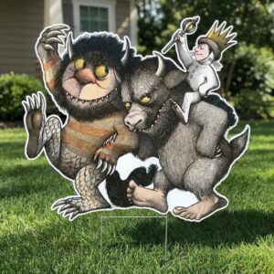 Where The Wild Things Are 5 Foot Coroplast Cutout Yard Sign Life Size Prop Decoration Party Birthday