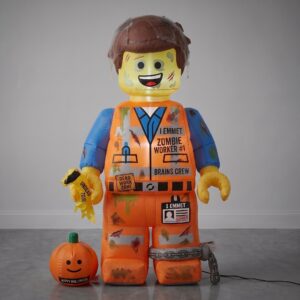 Lego Movie Emmet Inflatable Yard 6' Foot Decoration Party Prop Sign Halloween