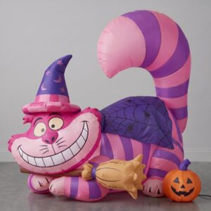 Alice in Wonderland Cheshire Cat Inflatable Yard 6' Foot Decoration Party Prop Sign Halloween