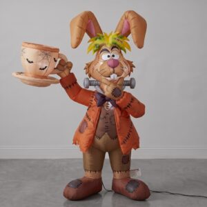 Alice in Wonderland March Hare Inflatable Yard 6' Foot Decoration Party Prop Sign Halloween