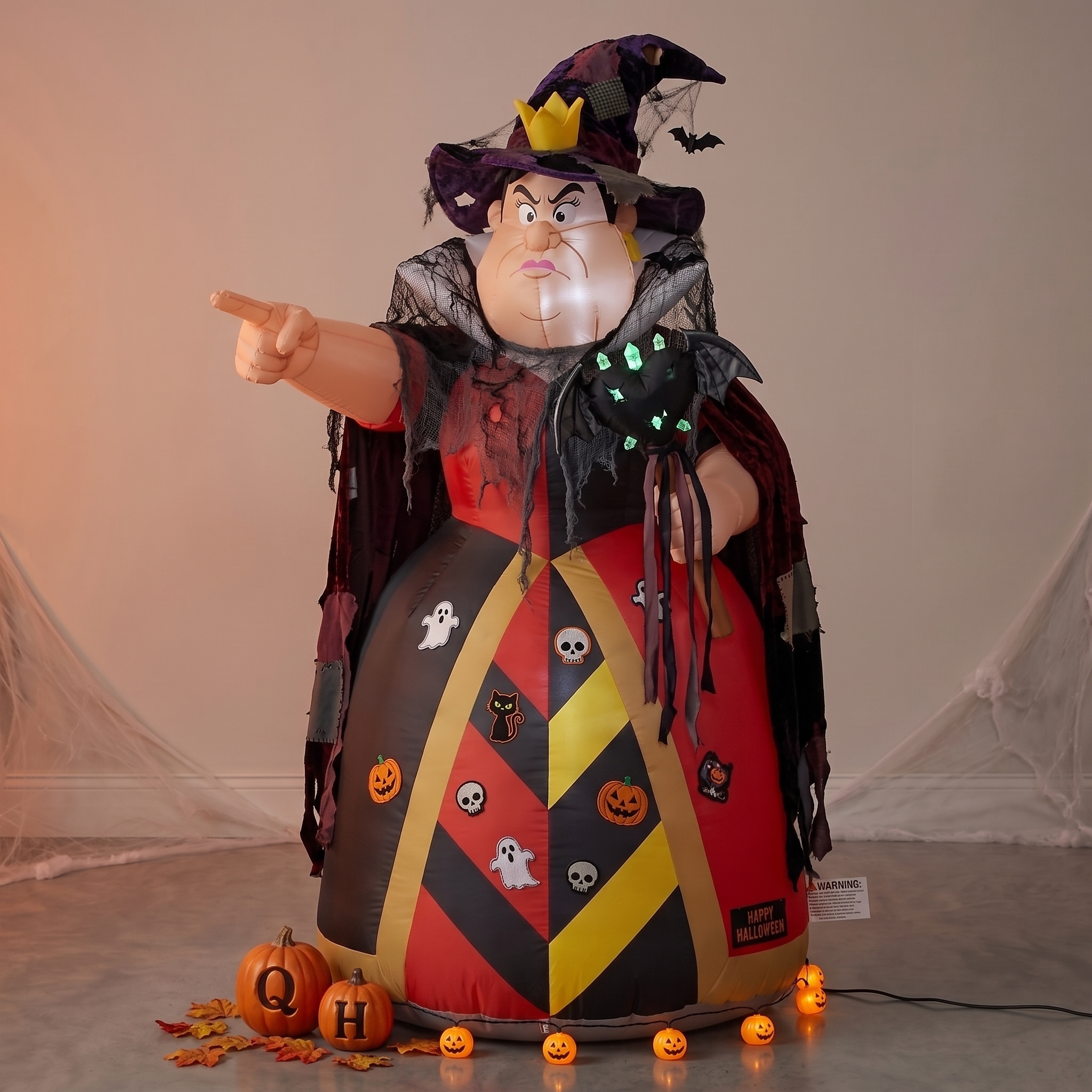 Alice in Wonderland Queen of Hearts Inflatable Yard 6' Foot Decoration Party Prop Sign Halloween