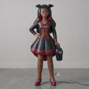 Black Barbie Inflatable Yard 6' Foot Decoration Party Prop Sign Halloween