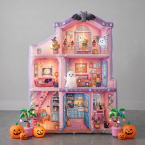 Barbie House Inflatable Yard 6' Foot Decoration Party Prop Sign Halloween