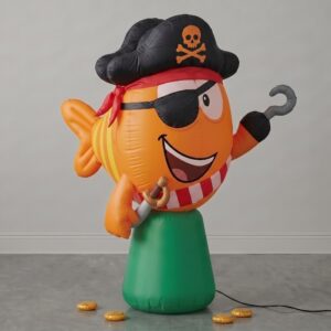 Bubble Guppies Mr Grouper Inflatable Yard 6' Foot Decoration Party Prop Sign Halloween