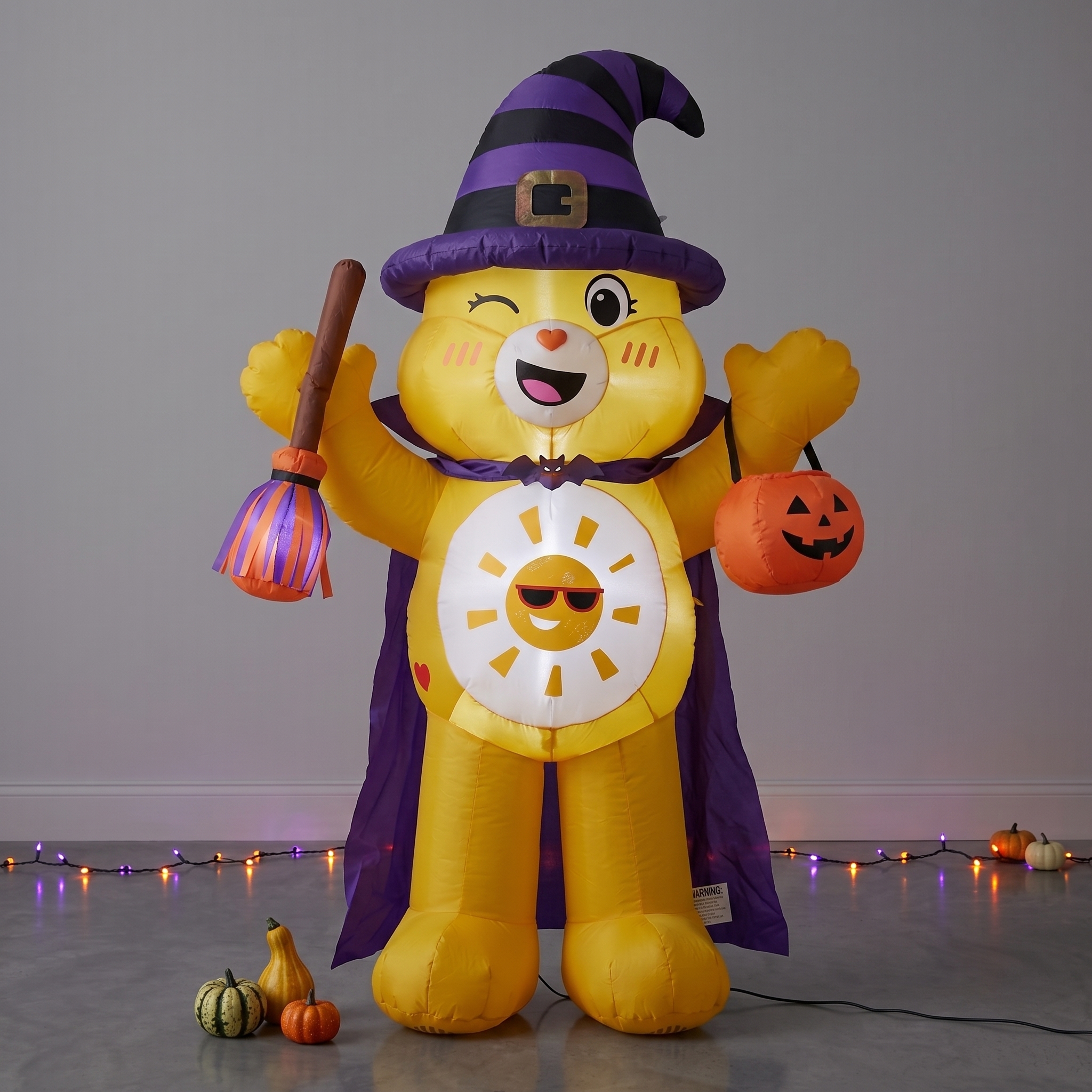 Care Bears Funshine Inflatable Yard 6' Foot Decoration Party Prop Sign Halloween