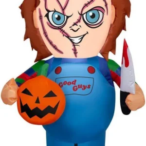 Chucky with Pumpkin Inflatable Yard 3.5' Foot Decoration Party Prop Sign Halloween