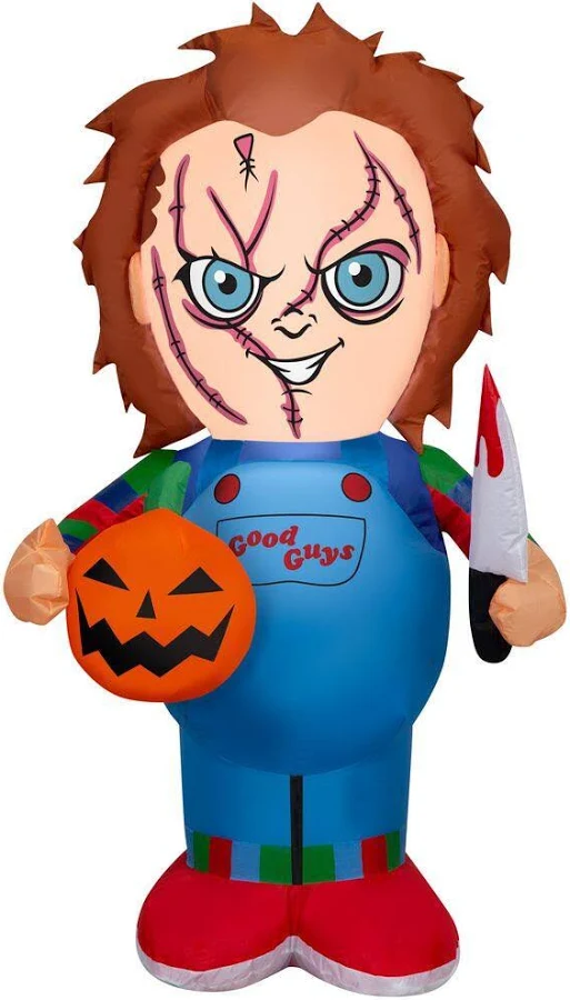 Chucky with Pumpkin Inflatable Yard 3.5' Foot Decoration Party Prop Sign Halloween
