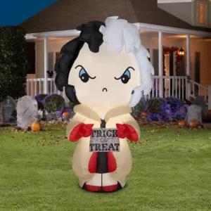 Cute Cruella De Vil Inflatable Yard 5' Foot Decoration Party Prop Sign Halloween