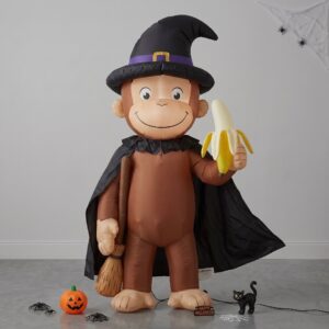 Curious George Inflatable Yard 6' Foot Decoration Party Prop Sign Halloween