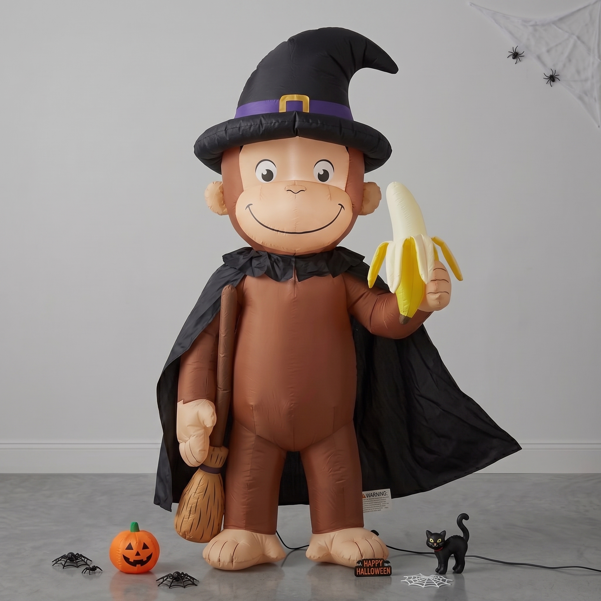 Curious George Inflatable Yard 6' Foot Decoration Party Prop Sign Halloween