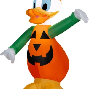 Donald Duck Pumpkin Costume Inflatable Yard 3.5' Foot Decoration Party Prop Sign Halloween