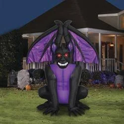Gargoyle Guardian Inflatable Yard 9' Foot Decoration Party Prop Sign Halloween