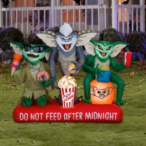The Gremlins Do Not Feed after Midnight Inflatable Yard 4.5' Foot Decoration Party Prop Sign Halloween