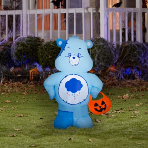 Care Bears Grumpy Stitched Costume Inflatable Yard 3.2' Foot Decoration Party Prop Sign Halloween
