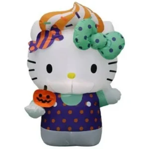 Hello Kitty Cupcake Costume Inflatable Yard 3' Foot Decoration Party Prop Sign Halloween