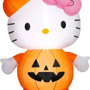 Hello Kitty Pumpkin Costume Inflatable Yard 5' Foot Decoration Party Prop Sign Halloween