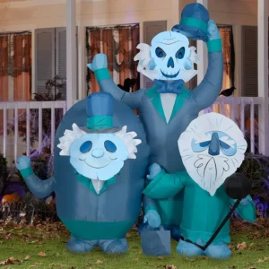 Haunted Mansion Hitchhiking Ghosts Inflatable Yard 6' Foot Decoration Party Prop Sign Halloween