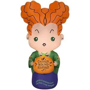 Winifred Sanderson Hocus Pocus Inflatable Yard 5' Foot Decoration Party Prop Sign Halloween