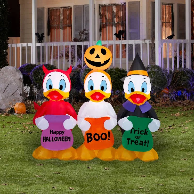 Ducktales Huey Dewey Louey Inflatable Yard 5' Foot Decoration Party Prop Sign Halloween