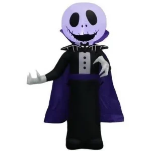 Nightmare before Christmas Jack Skellington Vampire Inflatable Yard 3.5' Foot Decoration Party Prop Sign Halloween