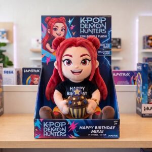 14" K-Pop Demon Hunters Mira Birthday Themed Plush Plushy Toy in Collector's Display Box Gift Present Keepsake