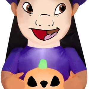 Lilo Witch Costume Inflatable Yard 4' Foot Decoration Party Prop Sign Halloween