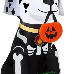 Paw Patrol Marshall Skeleton Costume Inflatable Yard 3' Foot Decoration Party Prop Sign Halloween