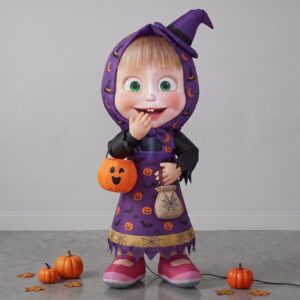 Masha Inflatable Yard 6' Foot Decoration Party Prop Sign Halloween