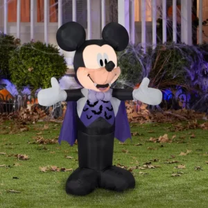 Mickey Mouse Bat Vampire Costume Inflatable Yard 3.5' Foot Decoration Party Prop Sign Halloween