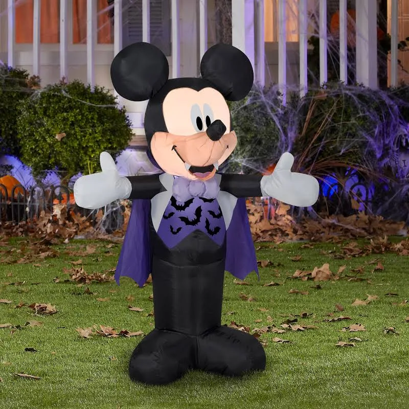 Mickey Mouse Bat Vampire Costume Inflatable Yard 3.5' Foot Decoration Party Prop Sign Halloween