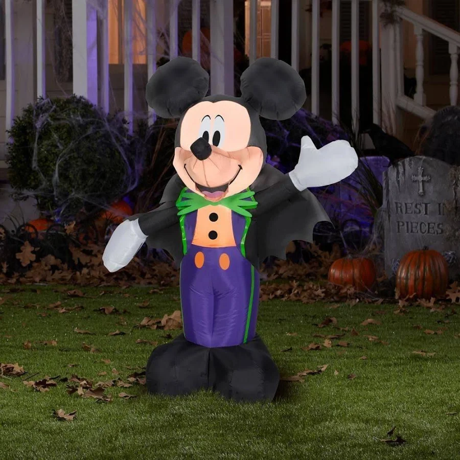 Mickey Mouse Bat Costume Inflatable Yard 3.5' Foot Decoration Party Prop Sign Halloween