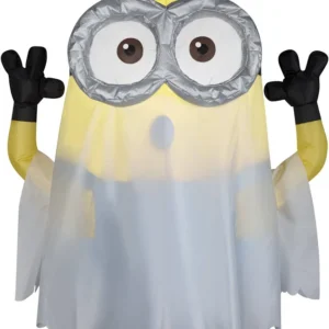 Minion Ghost Costume Inflatable Yard 3.5' Foot Decoration Party Prop Sign Halloween