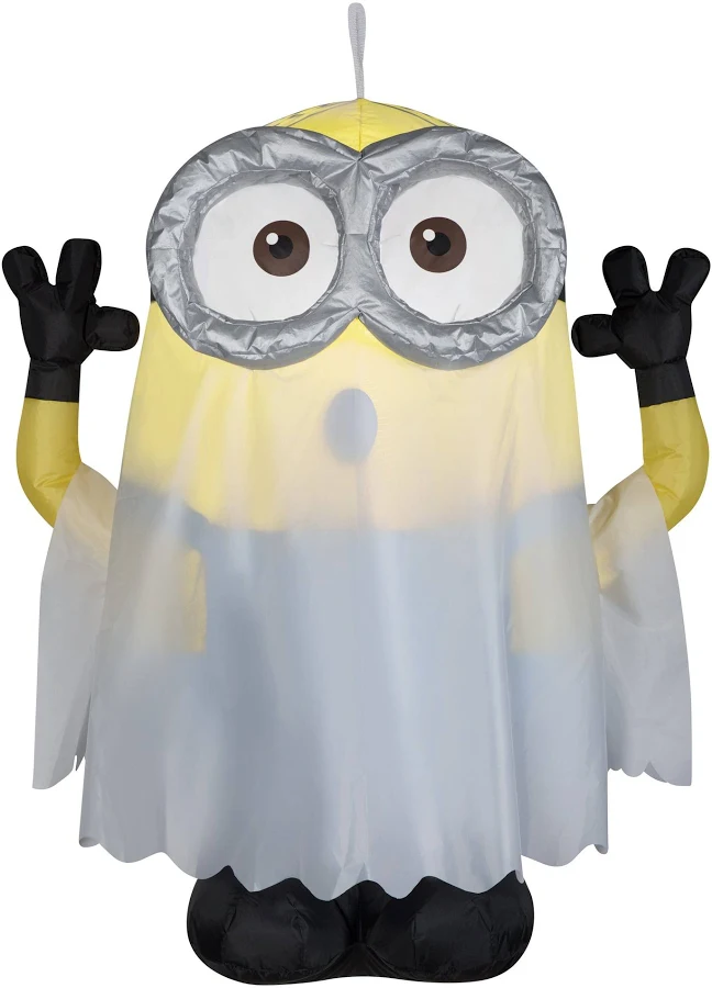 Minion Ghost Costume Inflatable Yard 3.5' Foot Decoration Party Prop Sign Halloween
