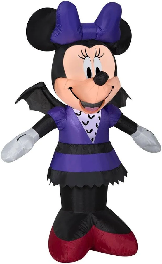 Minnie Mouse Bat Inflatable Yard 3.5' Foot Decoration Party Prop Sign Halloween