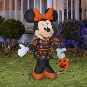 Minnie Mouse Cat Dress Inflatable Yard 3.5' Foot Decoration Party Prop Sign Halloween
