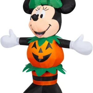 Minnie Mouse Pumpkin Costume Inflatable Yard 3.5' Foot Decoration Party Prop Sign Halloween