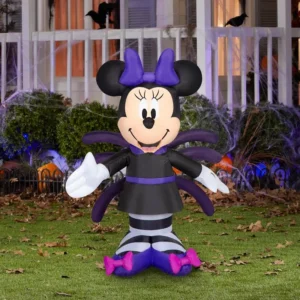 Minnie Mouse Spider Costume Inflatable Yard 3.5' Foot Decoration Party Prop Sign Halloween