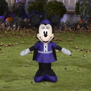 Minnie Mouse Witch Inflatable Yard 4' Foot Decoration Party Prop Sign Halloween