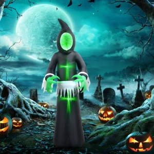 Mirror Face Figure Inflatable Yard 8' Foot Decoration Party Prop Sign Halloween