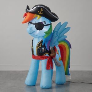 My Little Pony Rainbow Dash Inflatable Yard 6' Foot Decoration Party Prop Sign Halloween