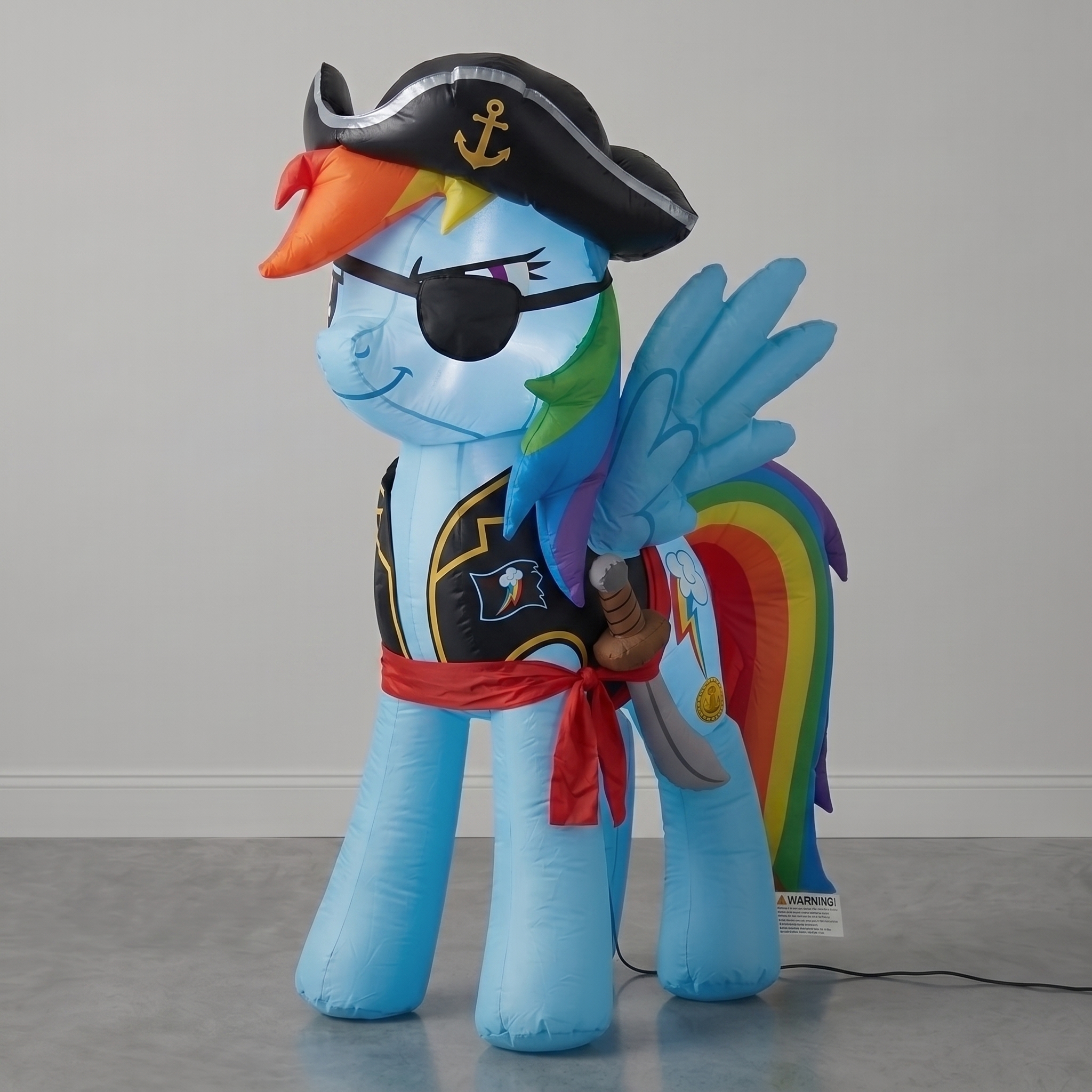 My Little Pony Rainbow Dash Inflatable Yard 6' Foot Decoration Party Prop Sign Halloween