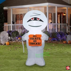 Mummy Boy Inflatable Yard 4' Foot Decoration Party Prop Sign Halloween