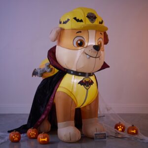 Paw Patrol Rubble Inflatable Yard 6' Foot Decoration Party Prop Sign Halloween