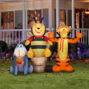 Winnie the Pooh Tigger Eeyore Halloween Costumes Inflatable Yard 5' Foot Decoration Party Prop Sign Halloween