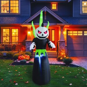 Pumpkin Reaper Inflatable Yard 10' Foot Decoration Party Prop Sign Halloween