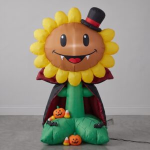 PVZ Plants vs Zombies Sunflower Inflatable Yard 6' Foot Decoration Party Prop Sign Halloween