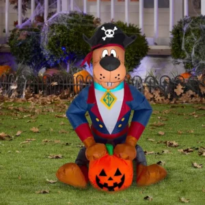 Scooby Doo Pirate Costume Inflatable Yard 3' Foot Decoration Party Prop Sign Halloween
