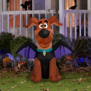 Scooby Doo Puppy Bat Costume Inflatable Yard 3.5' Foot Decoration Party Prop Sign Halloween