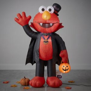 Sesame Street Elmo Inflatable Yard 6' Foot Decoration Party Prop Sign Halloween
